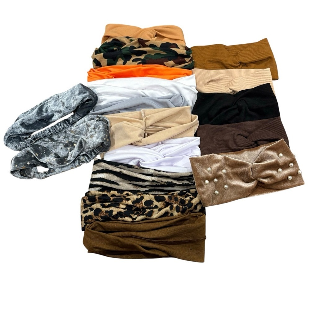 17 for 1 Stylish Headband Collection - Multicolor